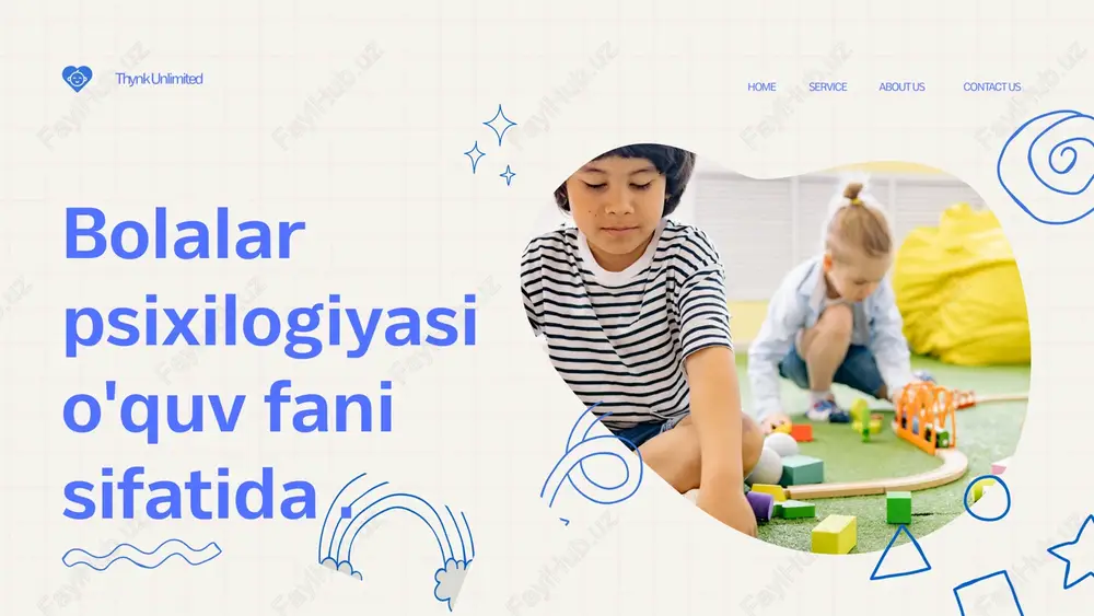 bolalar psixologiyasi — PPTX