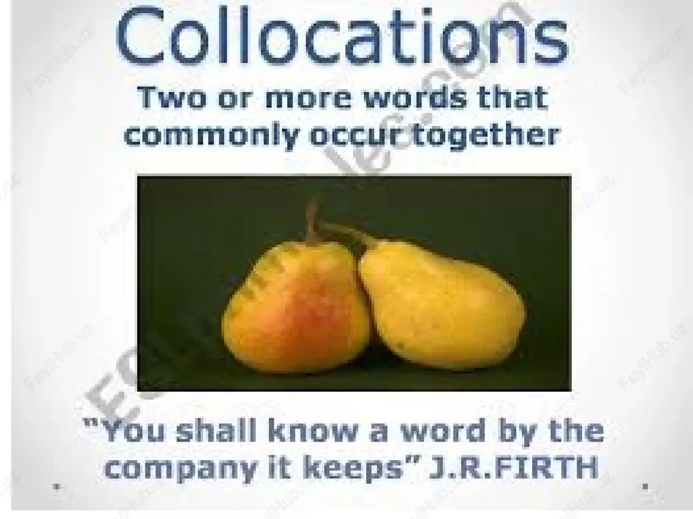 collocations — PPT