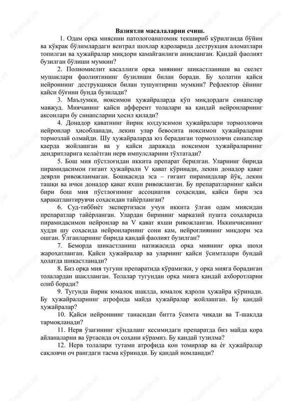 sud-tibbiyot ekspertizasi — DOCX