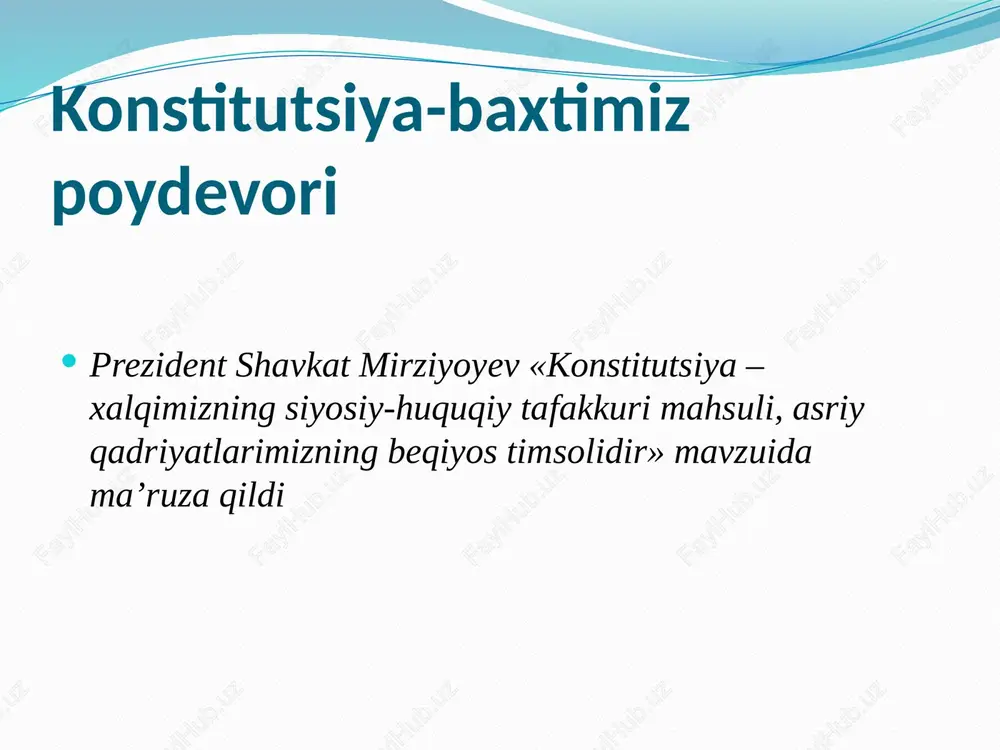 konstitutsiya-baxtimizpoydevori — PPTX