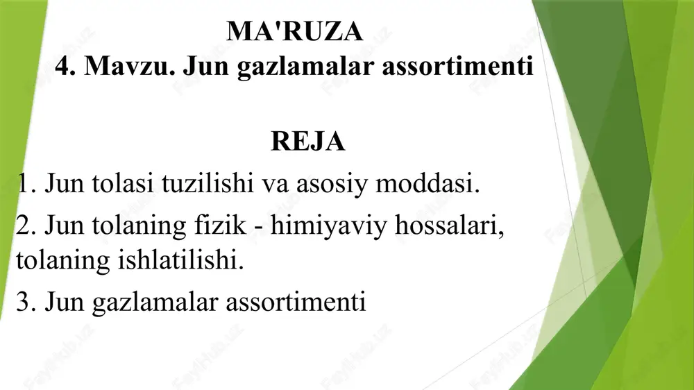 jungazlamalar assortimenti — PPTX