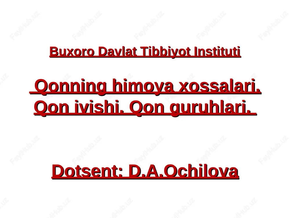 leykotsitlar — PPT