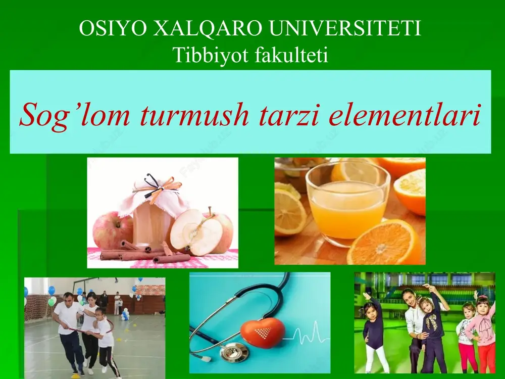 sog’lomturmushtarzielementlari — PPTX
