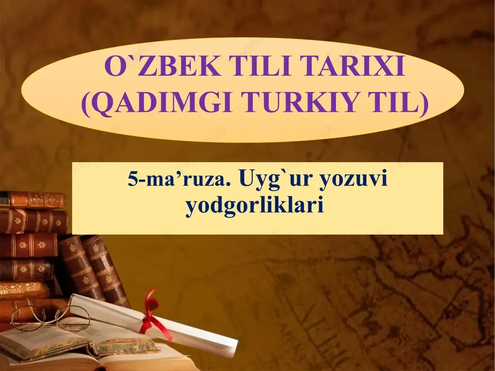o`zbek tili tarixi (qadimgi turkiy til) — PPTX