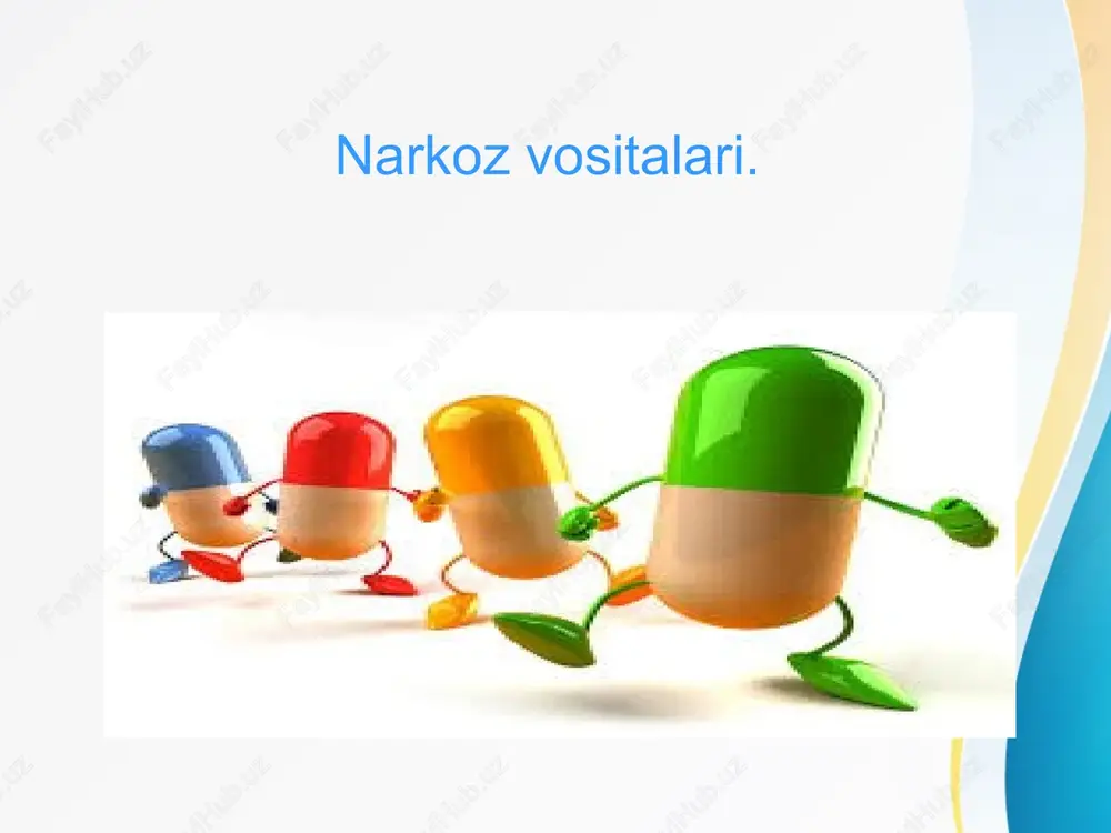 narkoz vositalari — PPTX