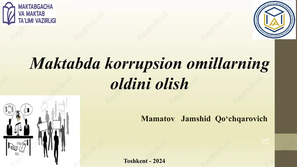 corruption in education system & how we can control it? — PPTX