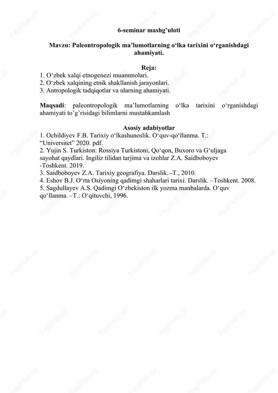 paleontropologik ma'lumotlar — DOCX
