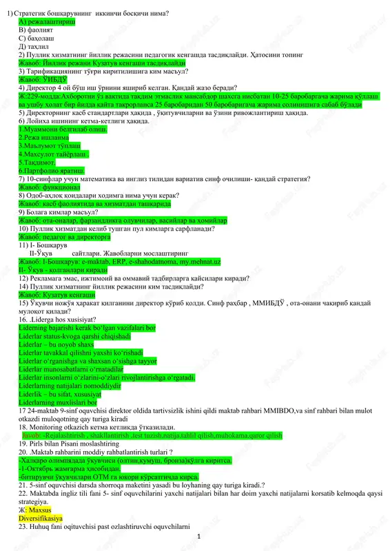 pullik xizmatning yillik rejasi — DOCX