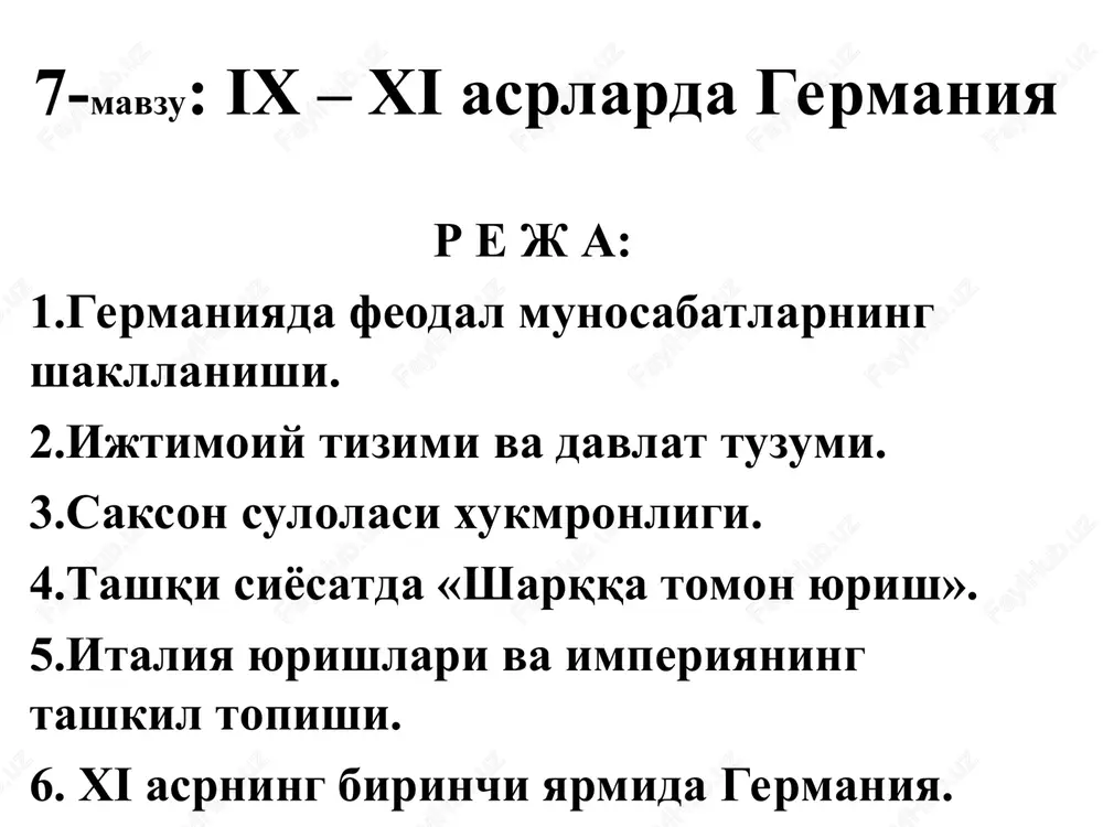 ix – xiasrlarda germaniya — PPT