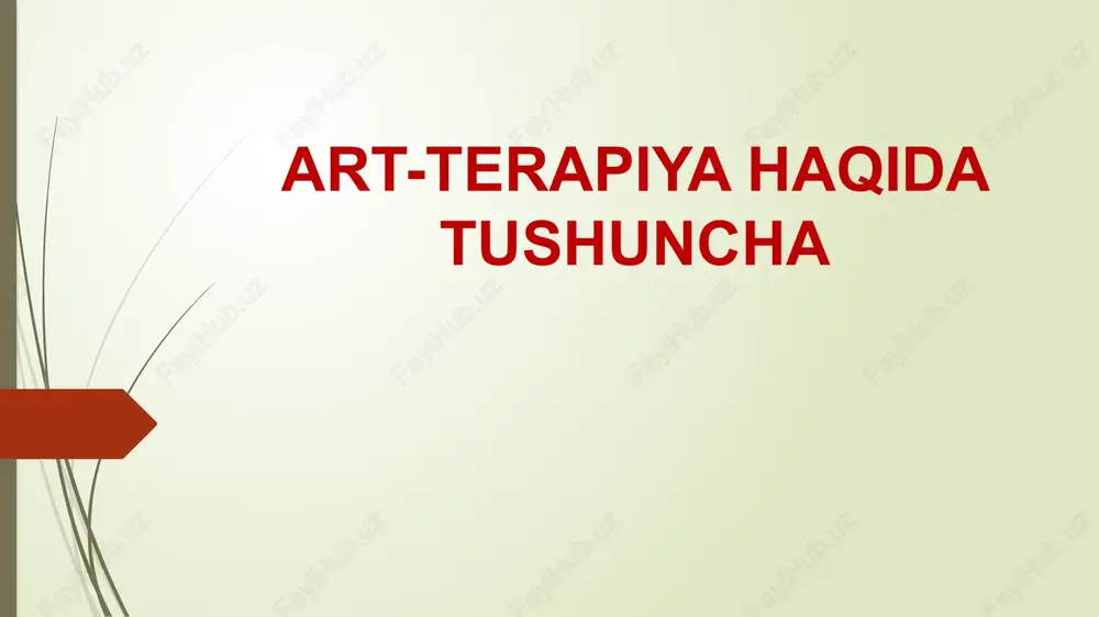 art-terapiya — PPTX