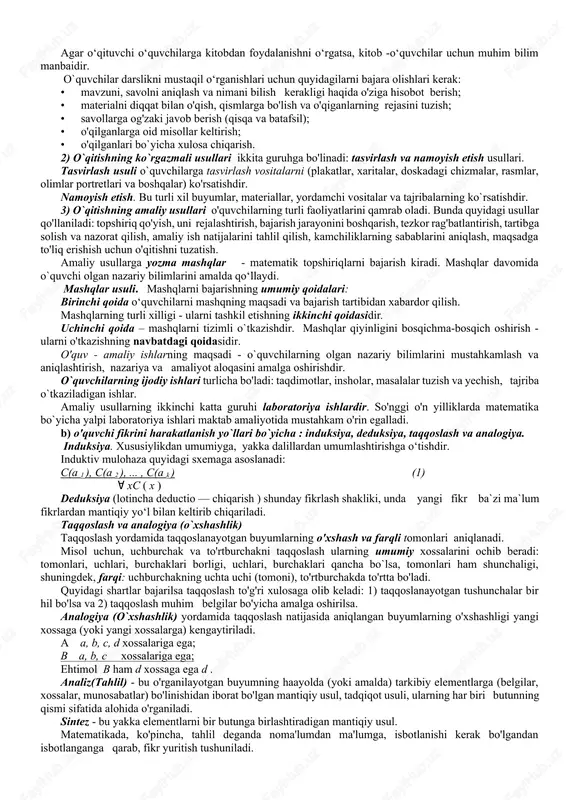 o‘qitishning amaliy usullari — DOCX