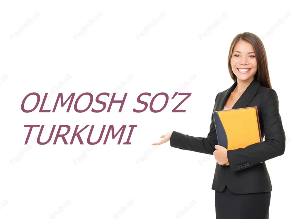 olmosh so’z turkumi — PPTX