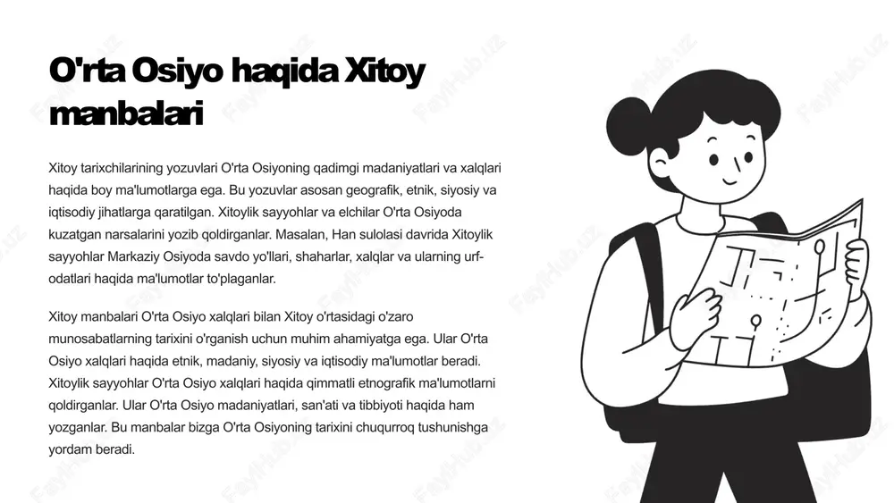 xitoy manbalari — PPTX