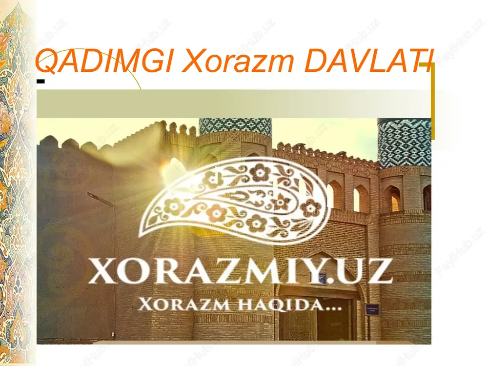 xorazmiy.uz — PPTX