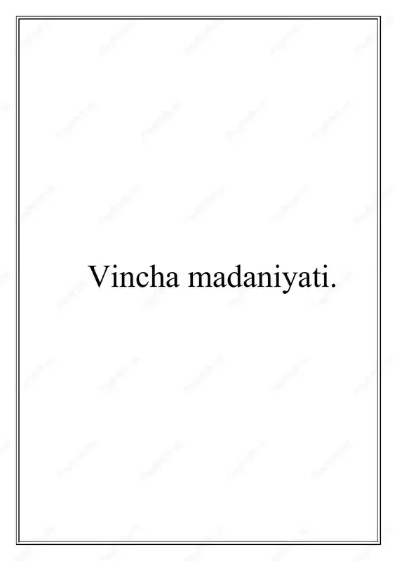 vincha madaniyati — DOCX
