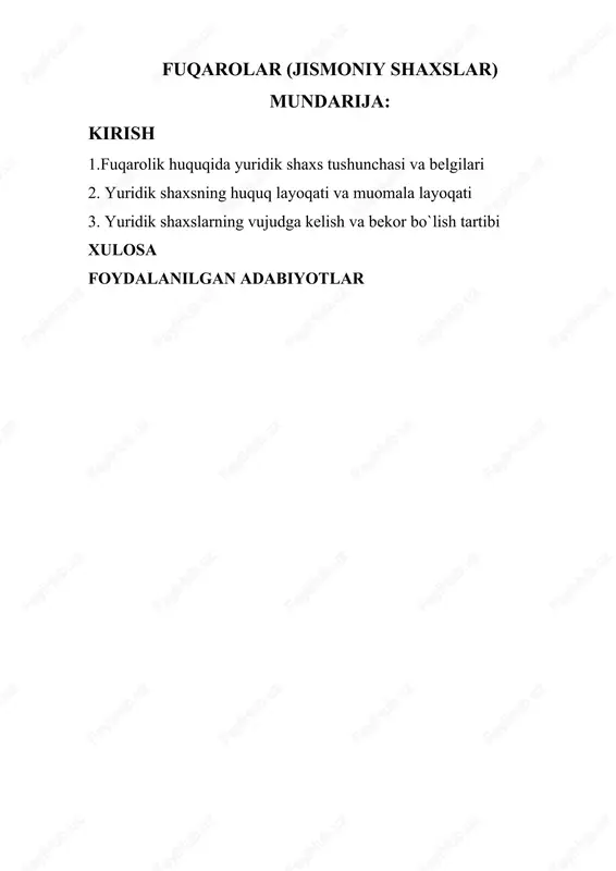 fuqarolar (jismoniy shaxslar) — DOC