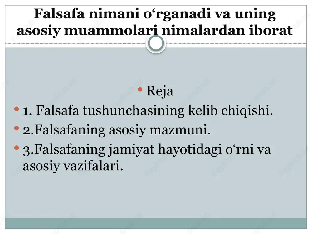 falsafa — PPTX
