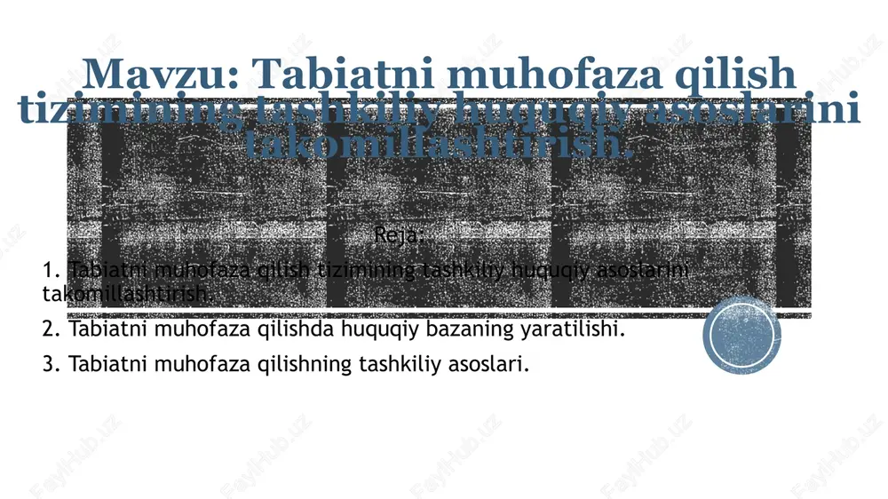 ekologiya xuquqi — PPTX
