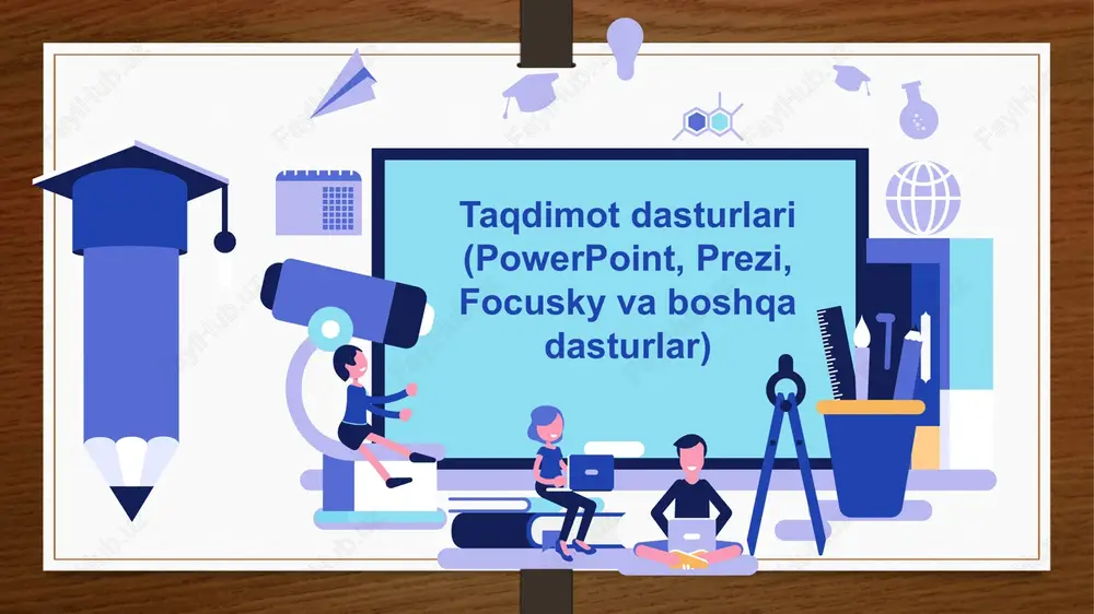 taqdimot dasturlari (powerpoint, prezi, focusky va boshqa dasturlar) — PPTX