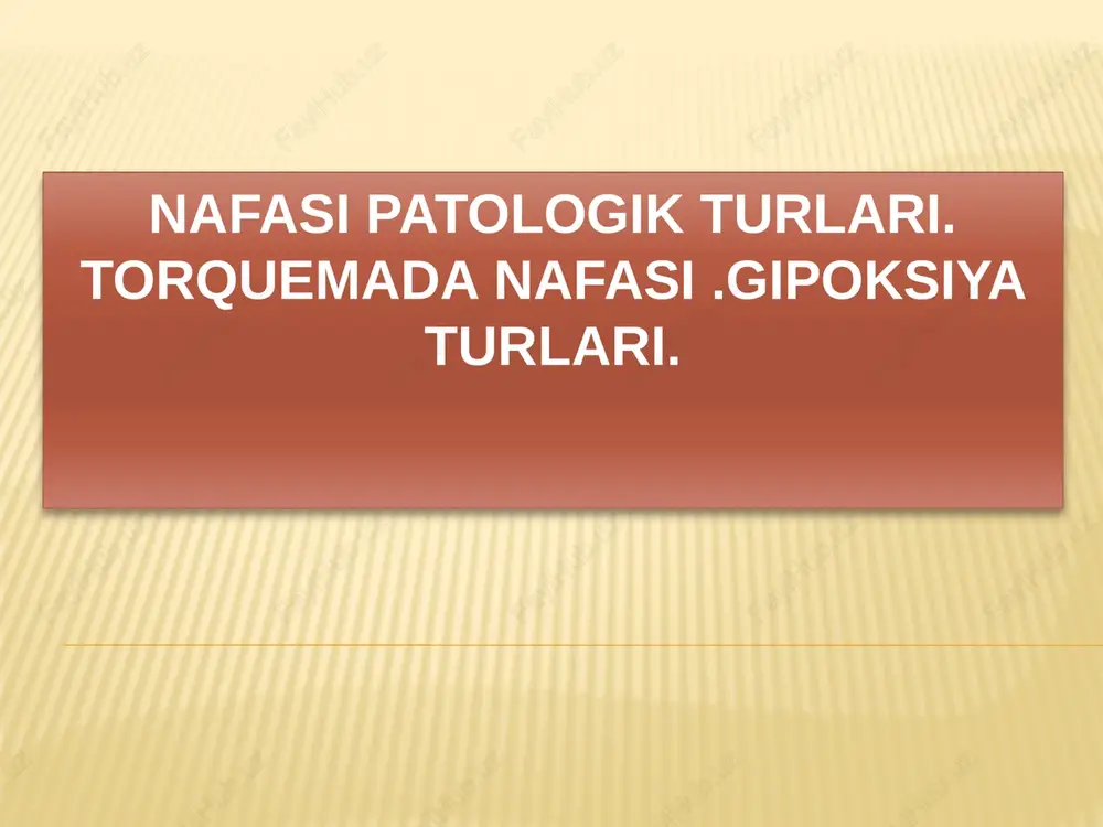 nafasipatologikturlari — PPTX
