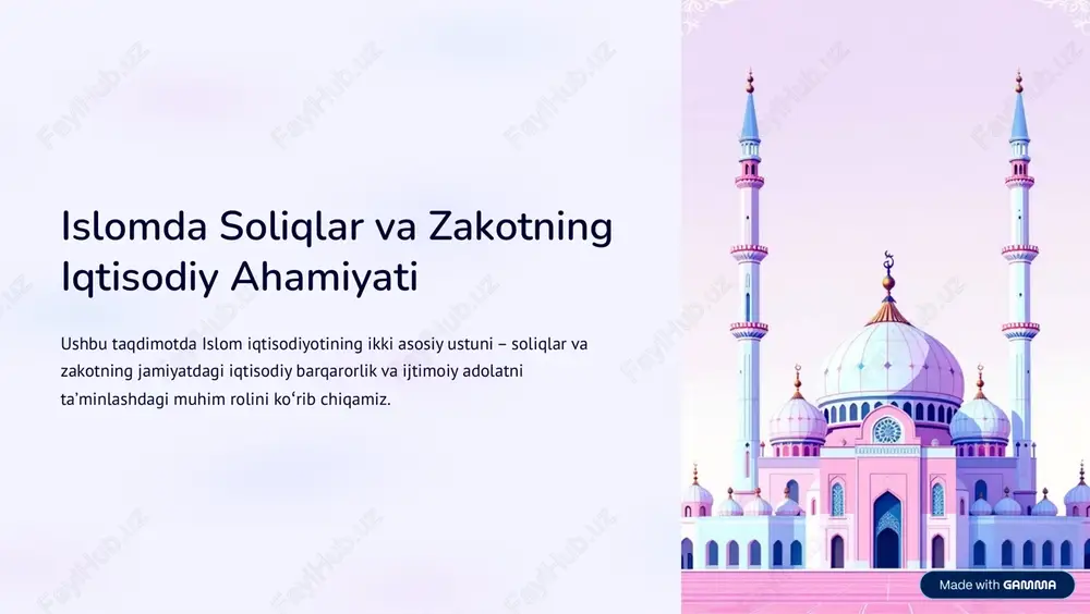 soliq va zakot — PDF