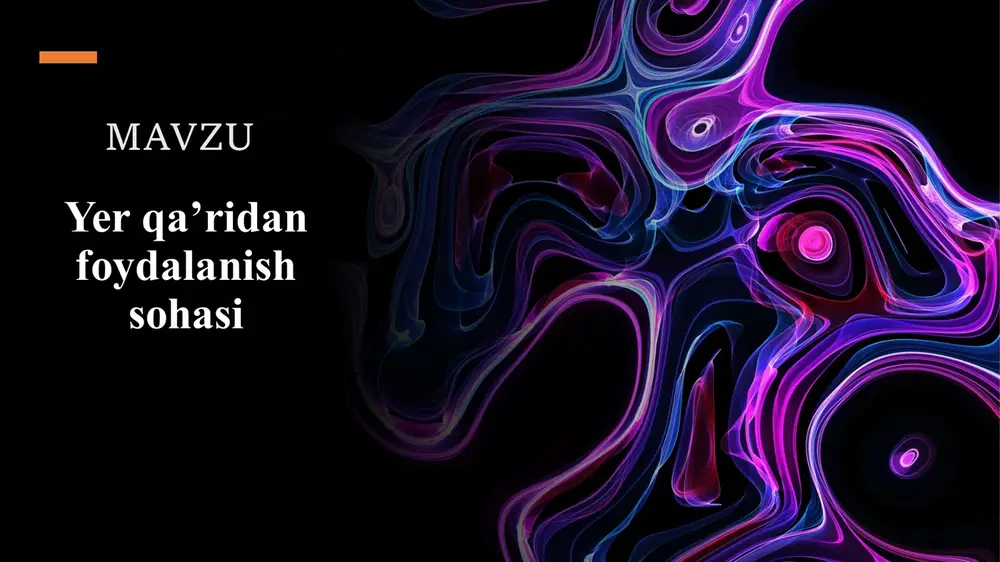 yer qa’ridan foydalanish — PDF