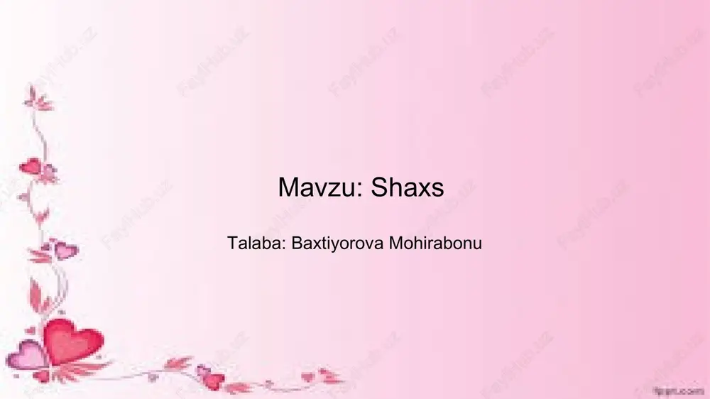 shaxs — PPTX