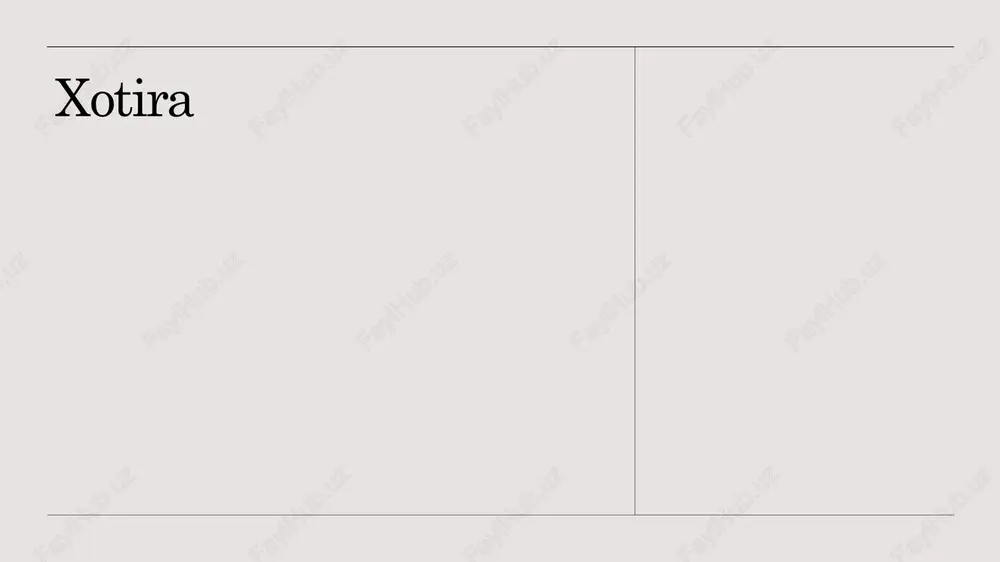 xotira — PPTX