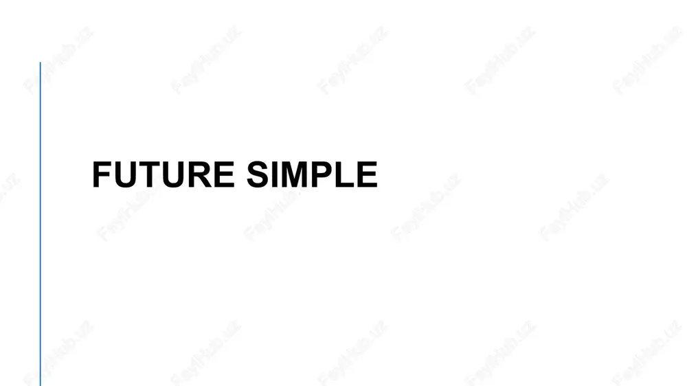 future simple — PPTX