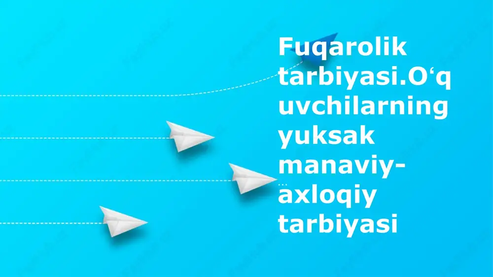 fuqarolik tarbiyasi — PPTX