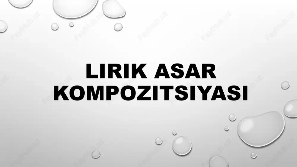 lirikasarkompozitsiyasi — PPTX