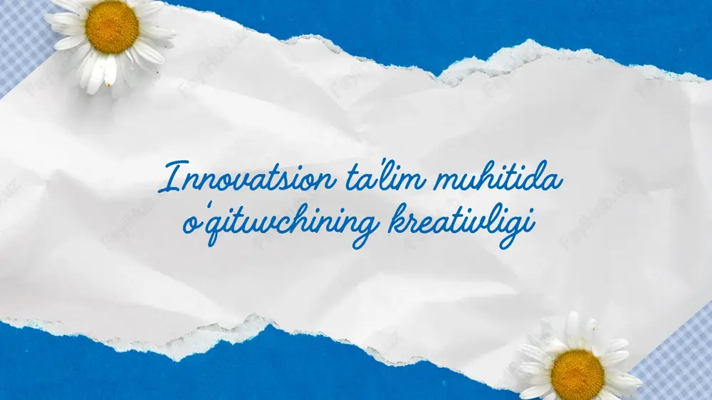 innovatsion ta’lim muhitida — PDF