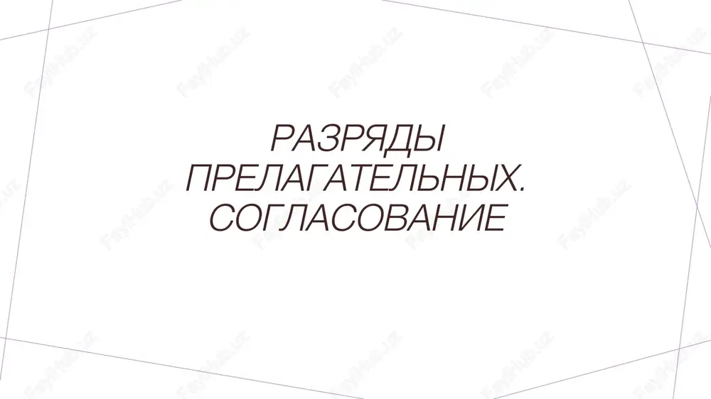 kategorii prilagatelnix v russkom yazike — PPTX