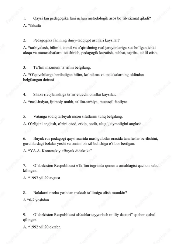 oʼzbekiston respublikasi "taʼlim tugrisida qonun" — DOCX