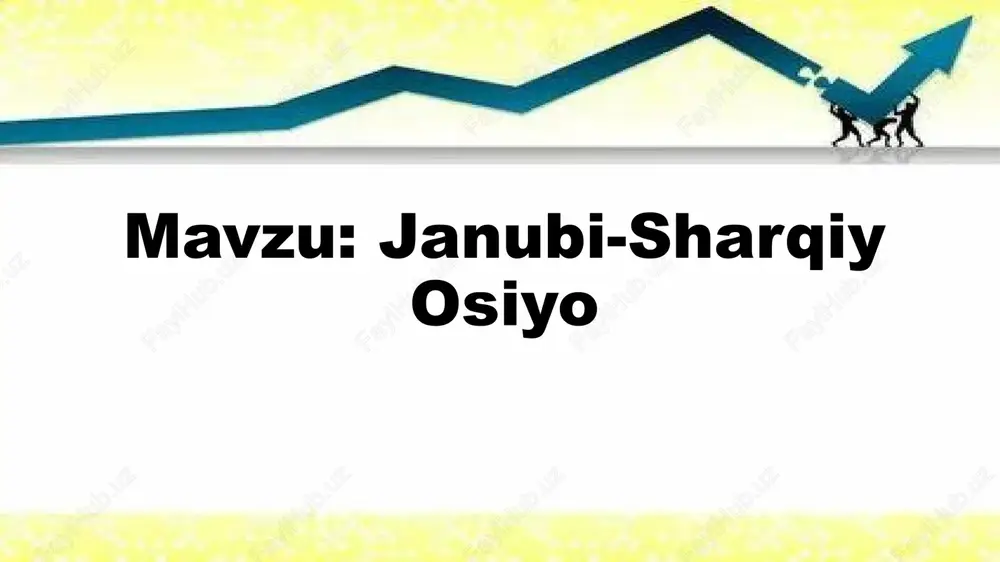 janubi-sharqiy osiyo — PPTX
