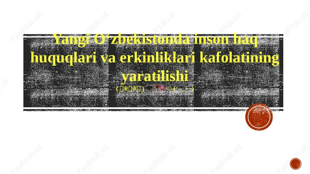 ayollar huquqlari va gender tengligi — PPTX