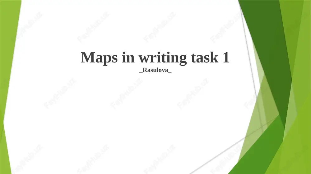 maps in writing task 1 — PPTX