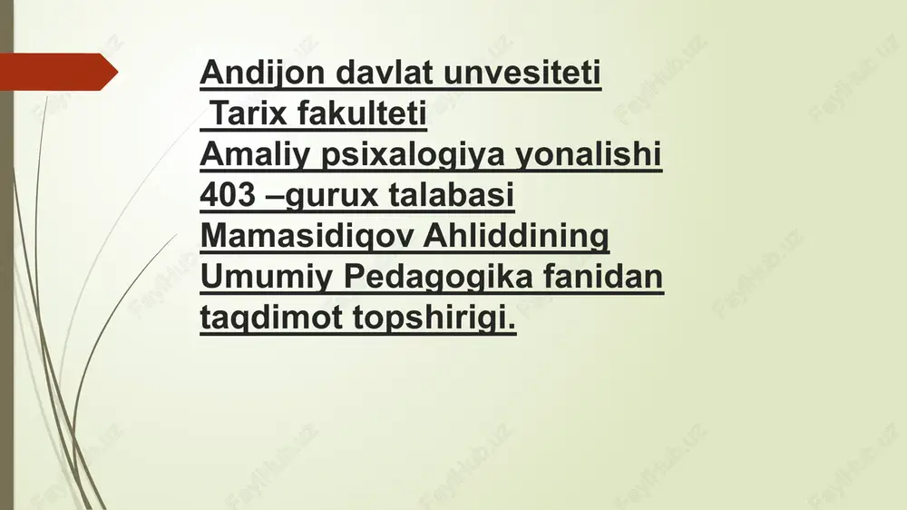rivojlangan xorijiy mamlakatlarda ta’lim tizimi — PPTX