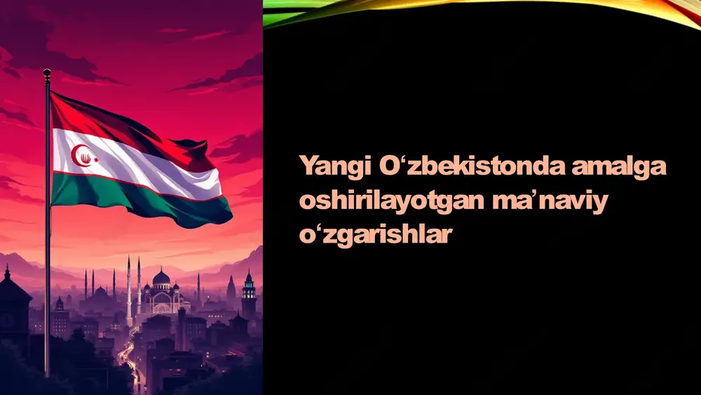 maʼnaviy oʻzgarishlar — PPTX