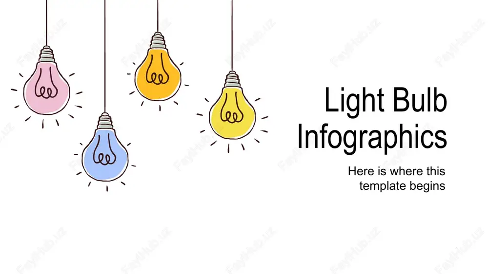 light bulb infographics — PPTX