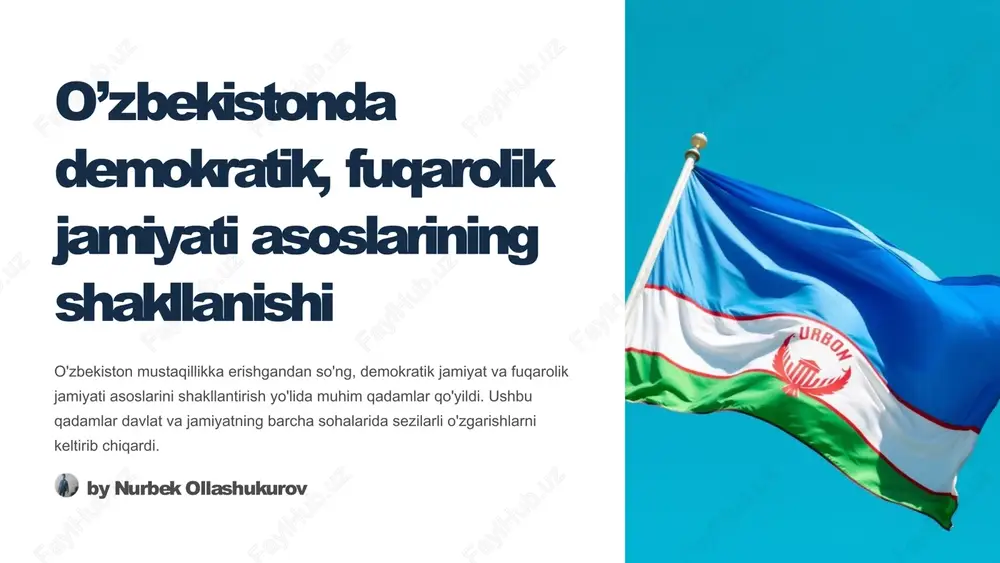 konstitutsiyaviy islohotlar — PPTX