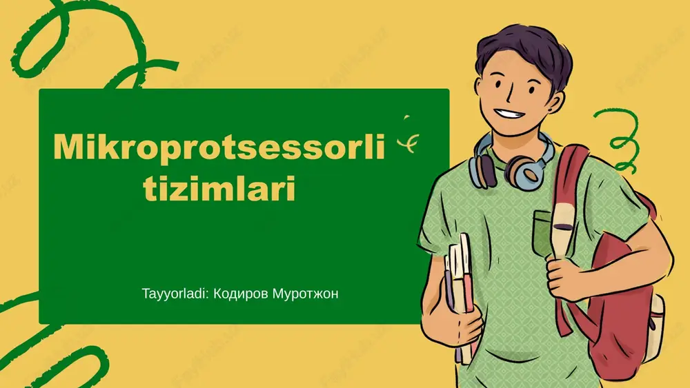 mikroprotsessorlitizimlari — PPTX