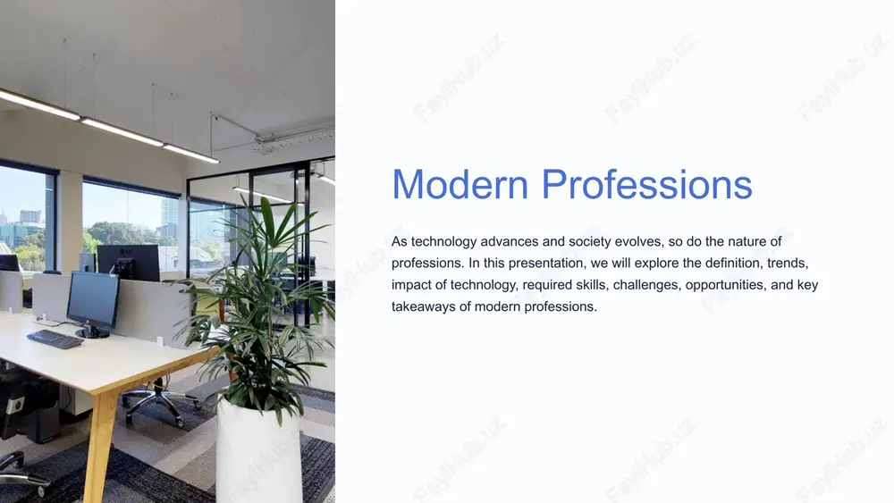 modern professions — PPTX