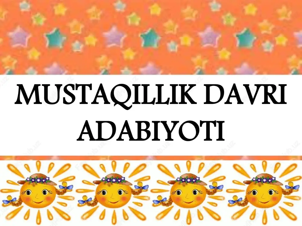 mustaqillik davri adabiyoti — PDF