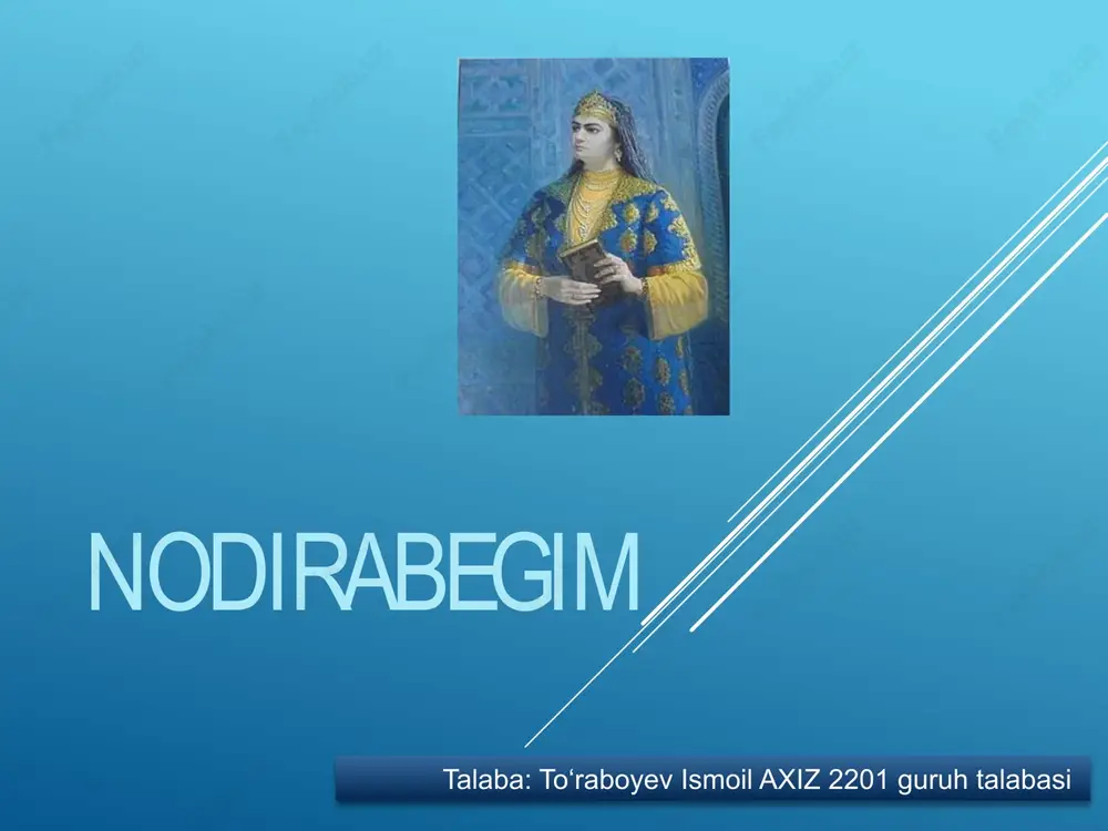 nodirabegim — PPTX