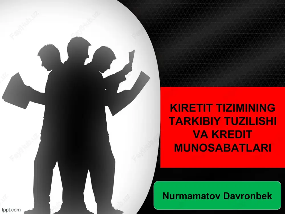 kiretit tizimi — PPT