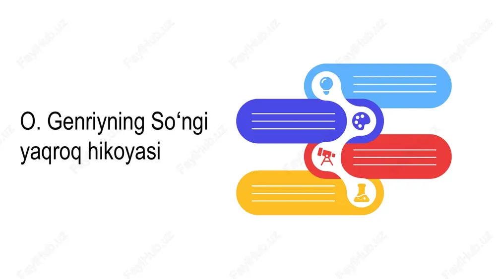 o. genriyning soʻngi yaqroq hikoyasi — PPTX