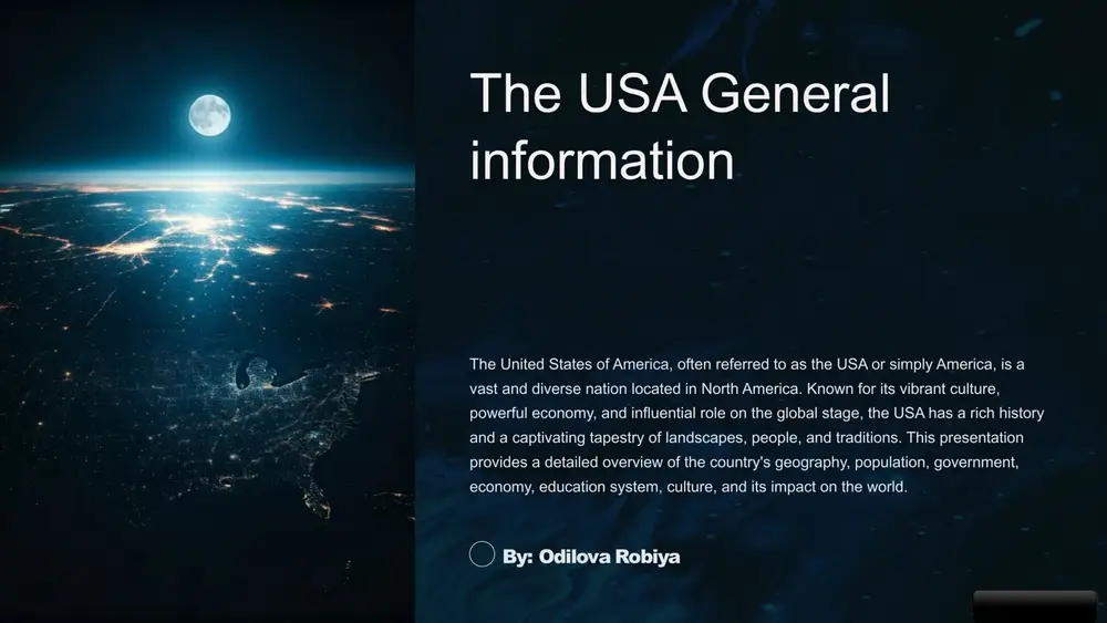 the usa general information — PPTX