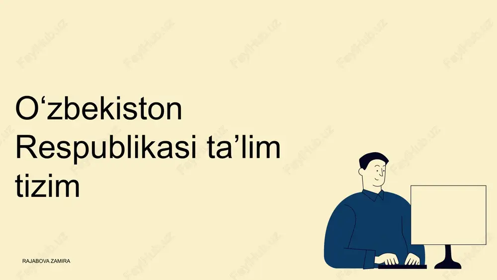 oʻzbekiston respublikasi taʼlim tizim — PPTX