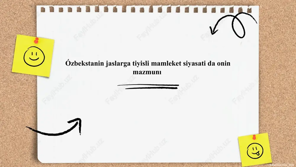oʻzbekstanin jaslarga tiyisli mamleket siyasati — PPTX